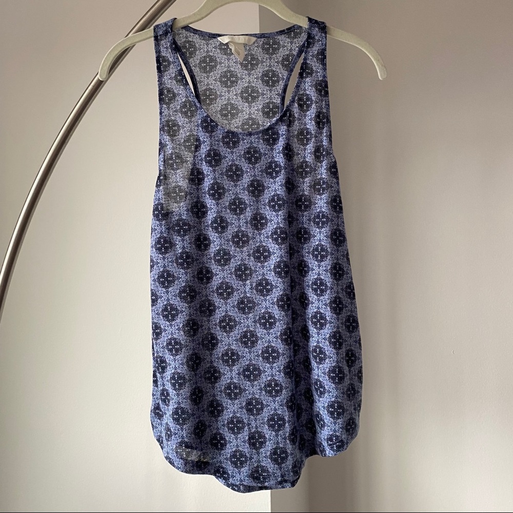Blue tank top